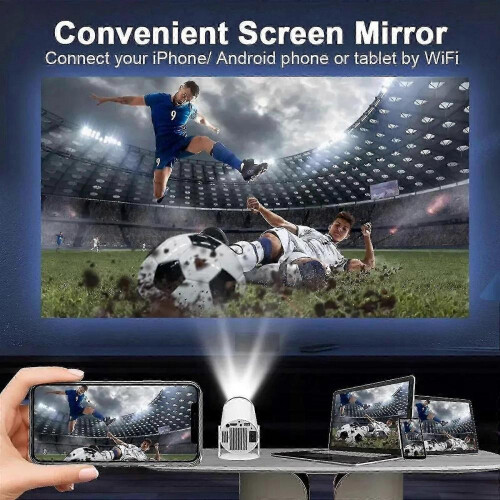 5g 4k Projector Smart Hd Led Wifi Bluetooth Hdmi. Usb Android Office Home Theater 1