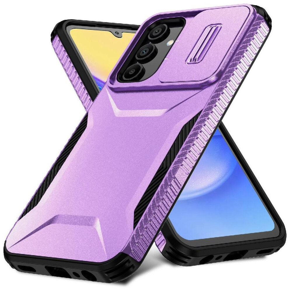 (Purple) Case For Samsung Galaxy A15 5g Lightweight Lens Protection Shockproof