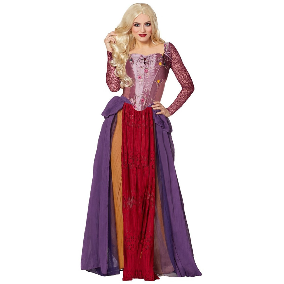 (XL) Hocus Ladies Crazy Witch Dress Up Cosplay Adult Sarah Halloween Costume