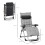 Outsunny Outsunny 2 PCS Reclining Zero Gravity Chair Folding Lounger Cushion Light Grey 2