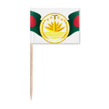 Bangladesh National Emblem Country Toothpick Flags Marker Topper Party Decoration