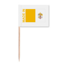Vatican City Country Love Toothpick Flags Marker Topper Party Decoration