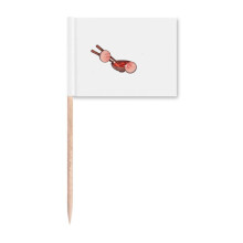 Korea Pickled Cabbage Food Toothpick Flags Marker Topper Party Decoration