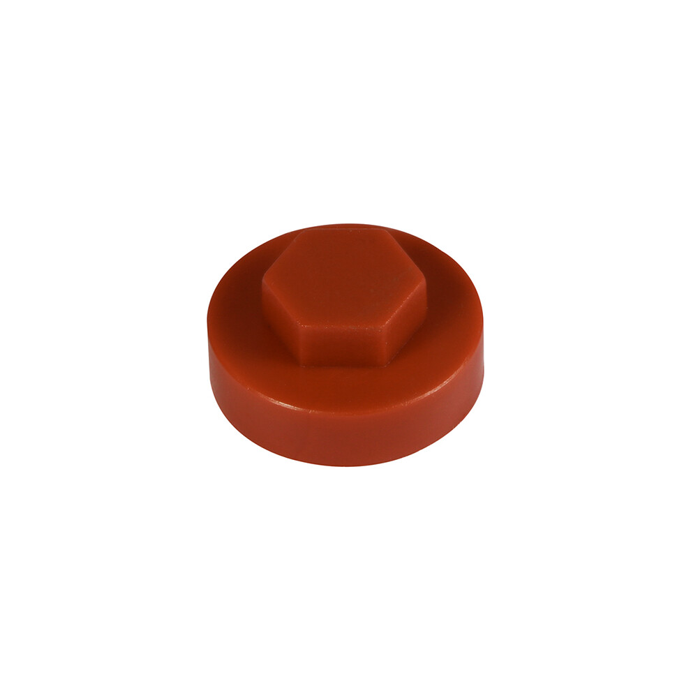 Timco Hex Head Cover Caps Terracotta - 16Mm Bag Of 1000 - 1604C39cap