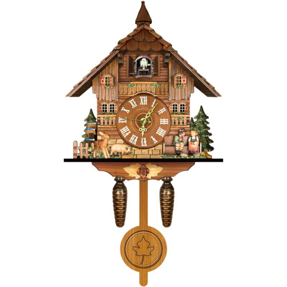 (H) CM001 Black Forest Cuckoo Clock - Elegant Home Décor