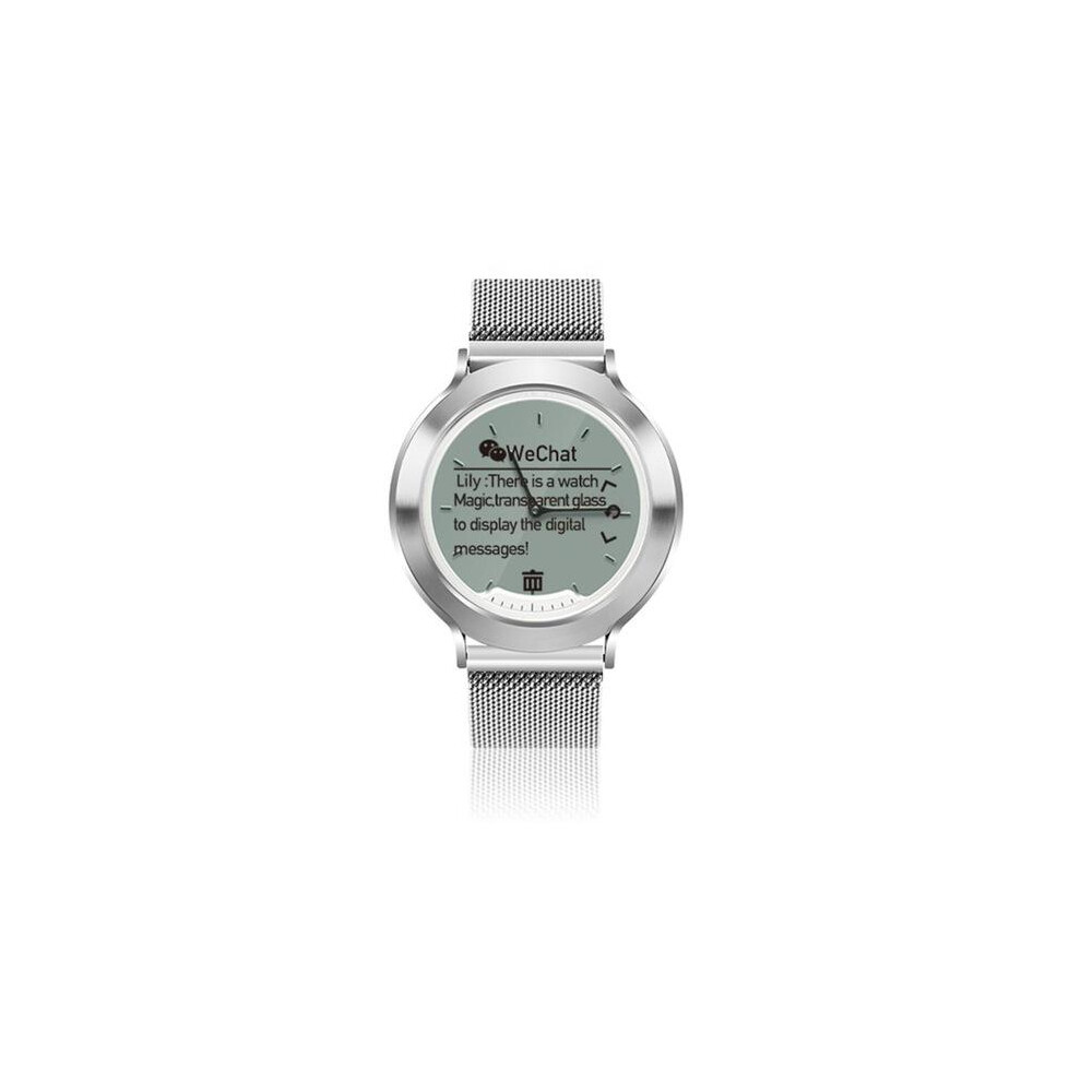 (Silver) Shadow Holographic Screen Heart Rate Monitor Pulse ATM Waterproof Smart Watch