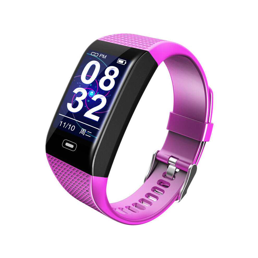 (Purple) Dynamic Ui Interface Smart Watch 24 Hours Training Monitor Health Tracker Sport Wristband Purple 9495687789613
