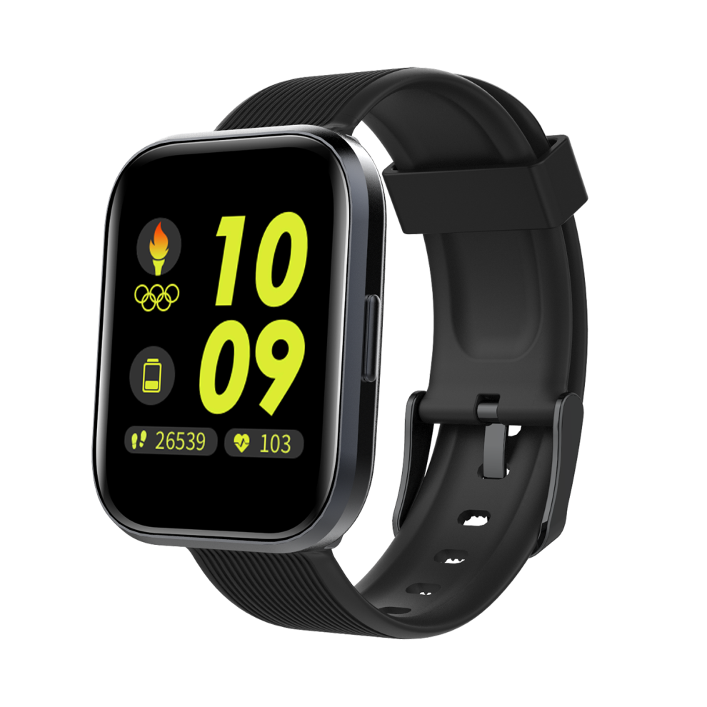 Bluetooth 5.0 1.4'' Full Touch Screen 5ATM Waterproof 24h Heart Rate Monitor Music Camera Control 30 Days Long Standby Smart Watch