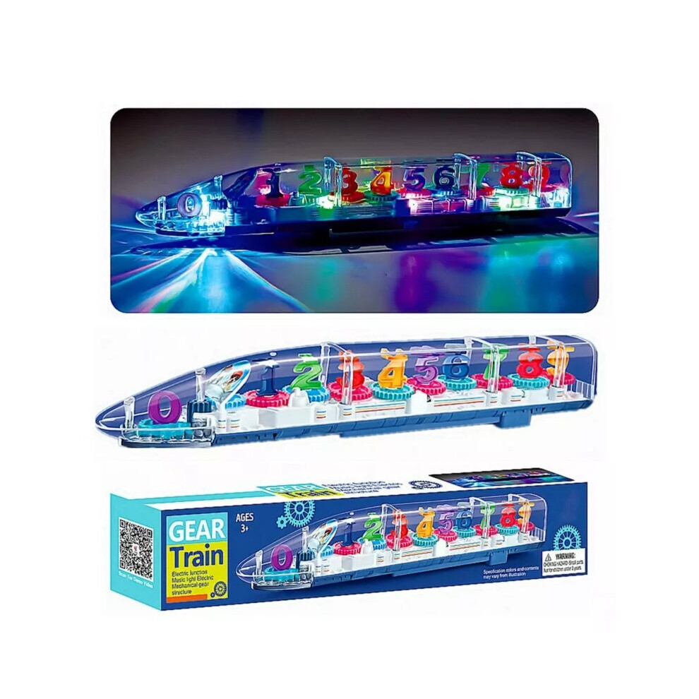 Autism Calming Sensory LED Light Train Toy with Music Special Needs Children Gift