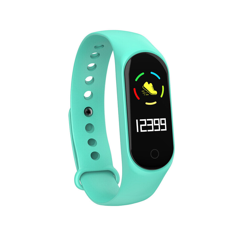 (Green) Heart Rate Blood Pressure O2 Monitor Multi-sport Modes Call Rejection USB Charging Smart Watch