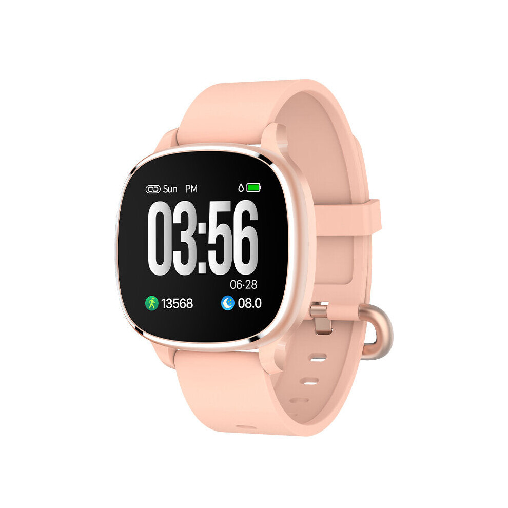 (Pink) Full Touch Gps Trajectory Wristband Real-Time Health Monitor Fitness Track Smart Watch Pink 9495687795119