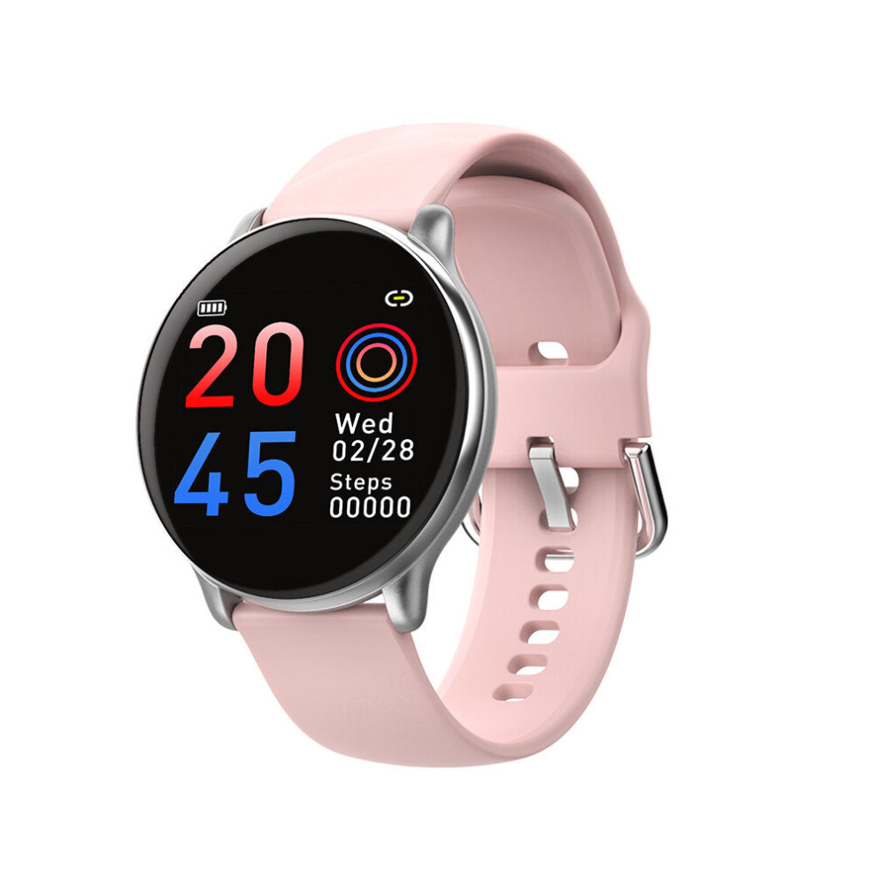 (-Stainless) Dynamic Ui Display Wristband Heart Rate And Blood Pressure Monitor Music Control Smart Watch Black 9495687793726