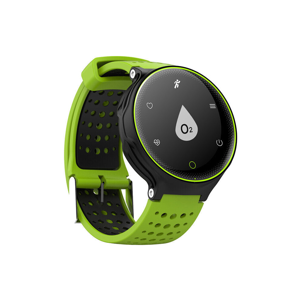 (Green) 2.5D Mirror Waterproof Smart Watch Multiple Sports Modes Bracelet Fitness Tracker