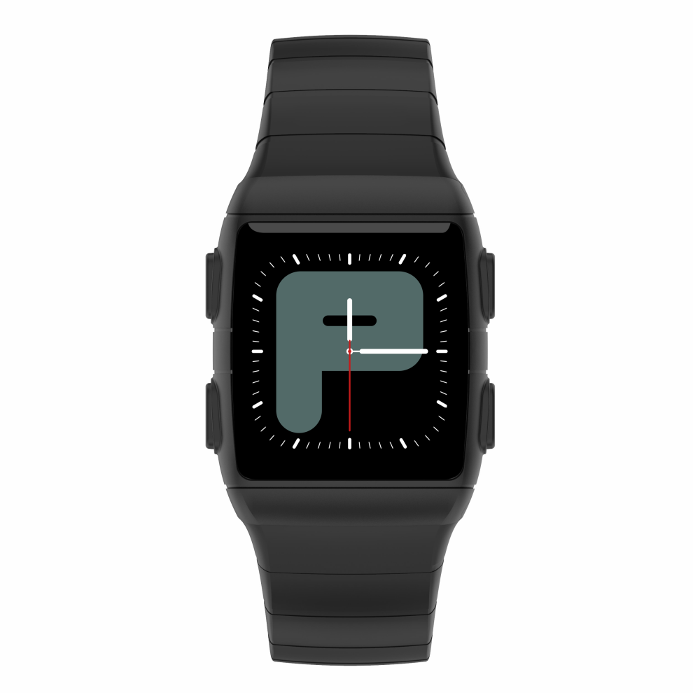 (Black) Ip68 Wristband Heart Rate Blood Pressure Monitor Message Reminder Long Battery Life Smart Watch Black 9495687795386