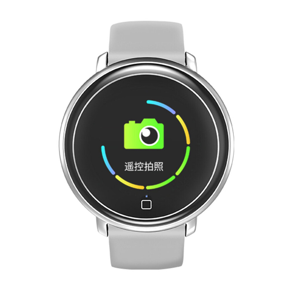 (Grey) Color Screen Wristband Heart Rate O2 Blood Pressure Monitor Weather Display Smart Watch Grey 9495687795522