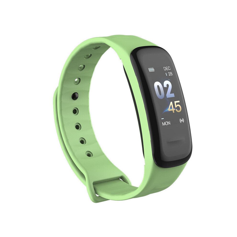 (Green) 0.96" Touch Screen Waterproof Smart Watch Heart Rate Monitor Fitness Bracelet Mi Band