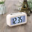 (Black) Digital LED Display Alarm Clock Backlight Thermometer with Snooze Function 5