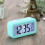 (Black) Digital LED Display Alarm Clock Backlight Thermometer with Snooze Function 6