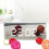(White) Creative Mirror Alarm Clock LED Digital Display Multifunctional Battery Plug-in Dual-use Clock 4