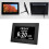(Black) 7Inch LED Digital Photo Frame Large Font Clock Automatically Adjusts Brightness 6