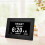 (Black) 7Inch LED Digital Photo Frame Large Font Clock Automatically Adjusts Brightness 3