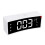 (Black) LED Alarm Clock Digital Snooze Touch Control Table Clock Day Time Temperature Display Home Decoration 13