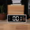 (White) LED Alarm Clock Digital Snooze Touch Control Table Clock Day Time Temperature Display Home Decoration 4