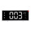 (White) LED Alarm Clock Digital Snooze Touch Control Table Clock Day Time Temperature Display Home Decoration 11