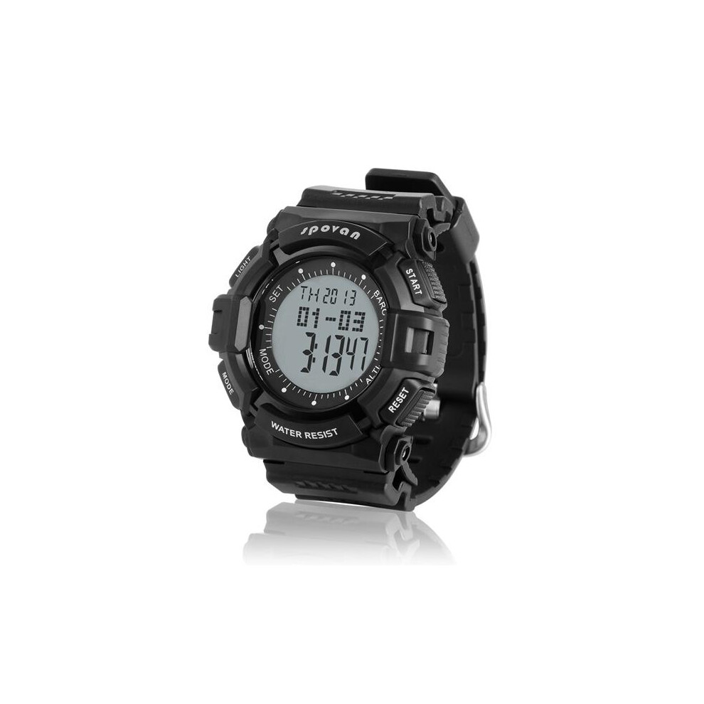 (White) Multifunctional Sport Hiking Watches Altimeter Sports Watch