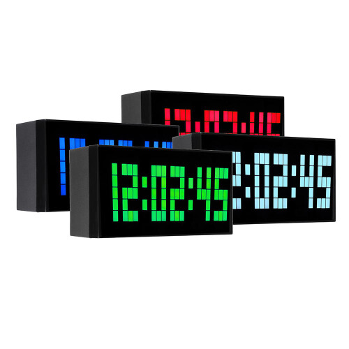 (White) Big Jumbo Digital LED Wall Clock Large Display Wall Decoration Clock 1
