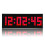 (White) Big Jumbo Digital LED Wall Clock Large Display Wall Decoration Clock 7