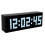 (White) Big Jumbo Digital LED Wall Clock Large Display Wall Decoration Clock 9