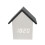 (White light) Log Cabin Clock Q Version of the House-shaped Electronic Clock 7