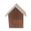 (White light) Log Cabin Clock Q Version of the House-shaped Electronic Clock 5