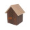 (White light) Log Cabin Clock Q Version of the House-shaped Electronic Clock 8