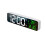 (White) LED Digital Alarm Clock Wired Watch for Bedroom Table Digital Snooze Mirror Clock 6