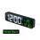 (White) LED Digital Alarm Clock Wired Watch for Bedroom Table Digital Snooze Mirror Clock 10