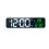 (White) LED Digital Alarm Clock Wired Watch for Bedroom Table Digital Snooze Mirror Clock 9