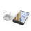 (White) LED Image Clock Temperature and Humidity Meter Electronic Weather Clock 6