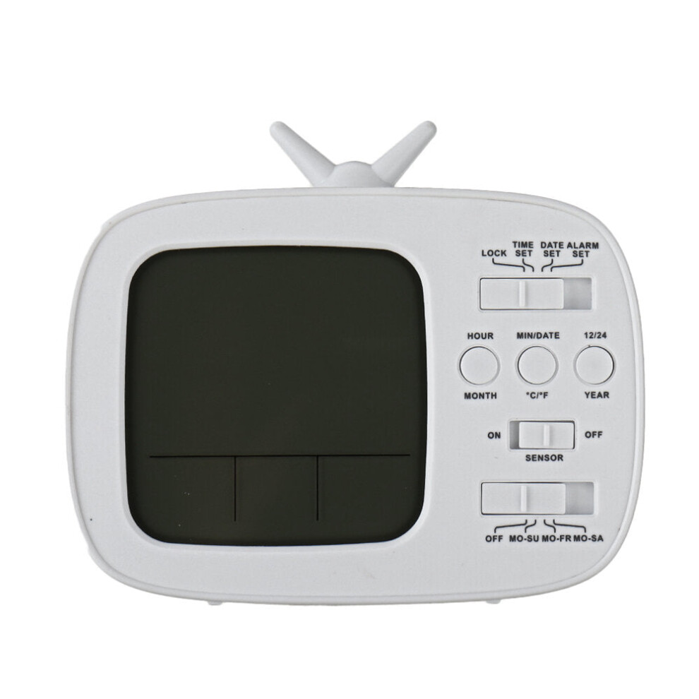 Children Alarm Clock LCD Electronic Clock Student Bedside Alarm Clock Photosensitive Smart Clock