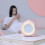 (White, Bluetooth Type) Mini LED Digital Voice Control Creative Alarm Clock Smart Speaker Multi-function Sleep Timer Night Light 4