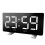 (Blue) Polyphonic Double Alarm Clock LED Large Screen Display Electronic Clock 11