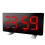 (Blue) Polyphonic Double Alarm Clock LED Large Screen Display Electronic Clock 14