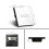 (Black) Standard Smart Light Switch WiFi 3 Gang Wireless Touch Sensor Remote Control Smart Switch with Power Statistics Function 5