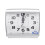 (Black) Silent Alarm Clock Quartz Movement Battery Alarm Clock Home Desk Table 2