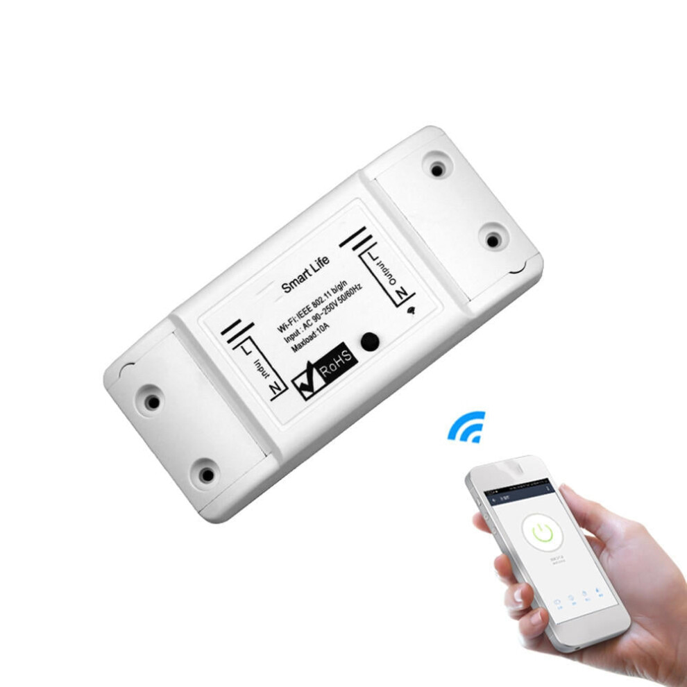 Smart Light Switch 10A Diy Wifi Module App Remote Control Universal Breaker Timer Works With App Alexa Google Home 6112212067789