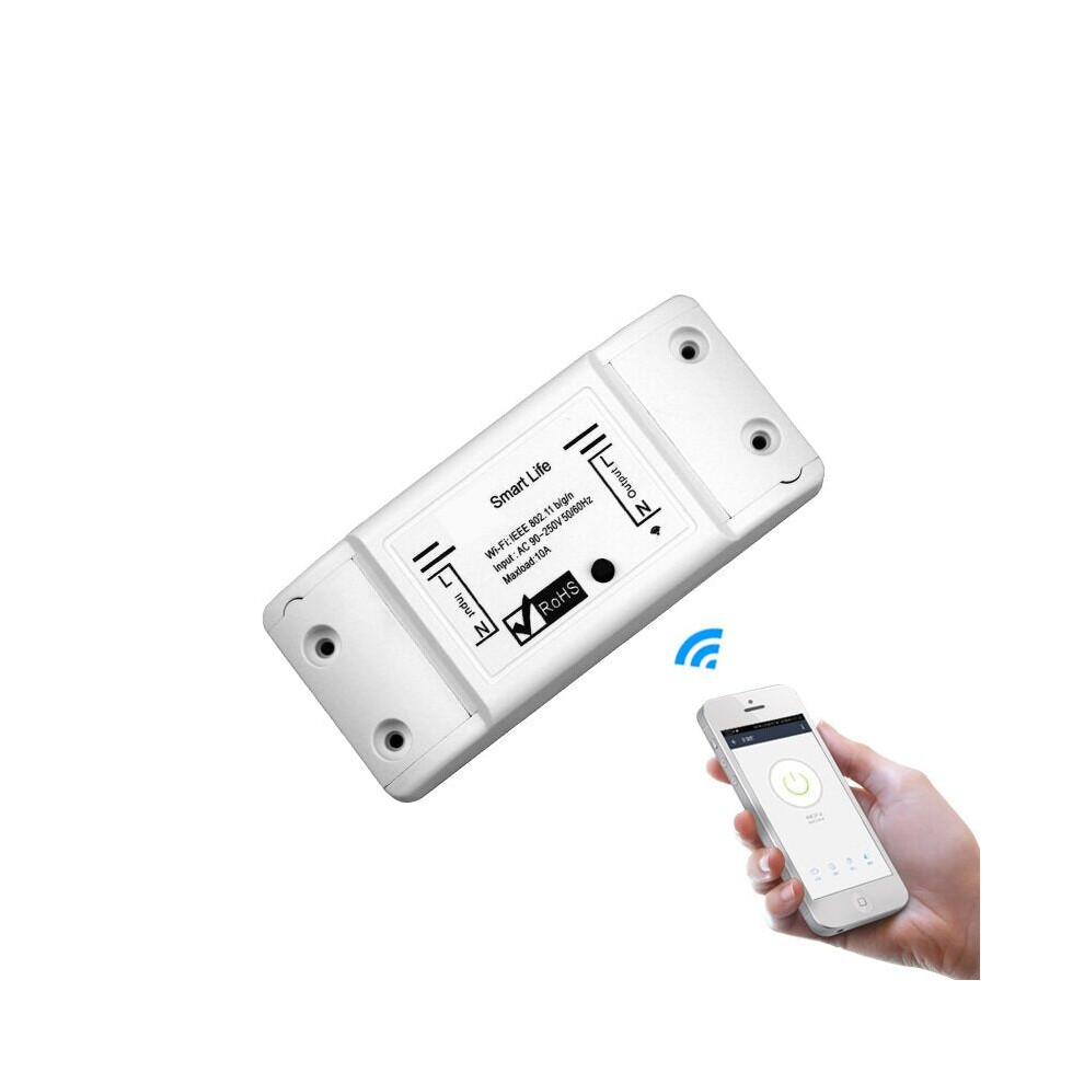 WiFi Smart Light Switch DIY Module Tuya Remote Control Switch Universal Device Timer APP Wireless Remote Control Works with Alexa Google Home