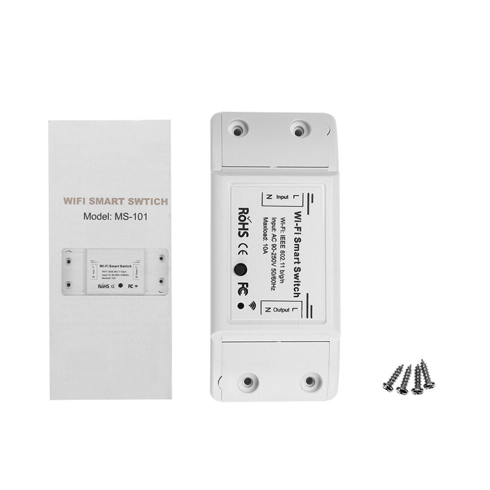 WiFi Smart Light Switch Universal Breaker Timer APP Wireless Remote Control Works With Alexa Google Home