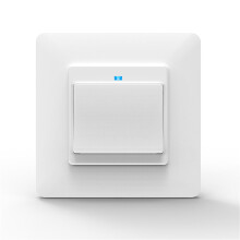 (White, RF433 Receiver) Wireless Wall Switch Smart LED Indicator 1/2/3 Gang 433Mhz Wall Touch Light Switch For Smart Home