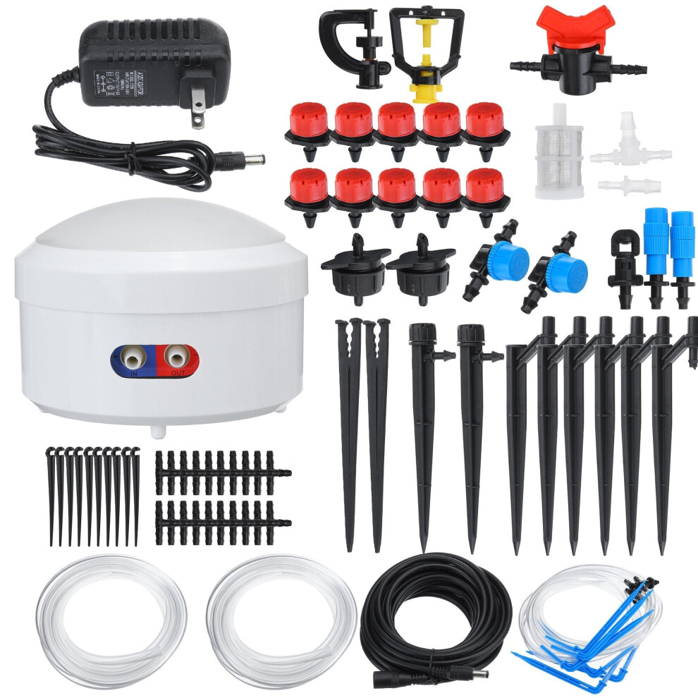 Auto Drip Irrigation System Remote WIFI Self Watering Set Timer Plant Grow Light